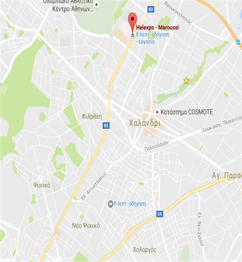 HELEXPO Μαρούσι εκθεσιακό συνεδριακό Κέντρο Αθήνα επιπλωμένα διαμερίσματα δωμάτια