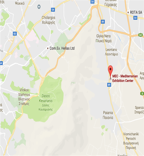 MEK Μεσογειακό Εκθεσιακό Κέντρο Παιανία Αθήνα επιπλωμένα διαμερίσματα δωμάτια